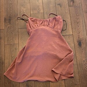 Windsor Terracotta Backless Dress